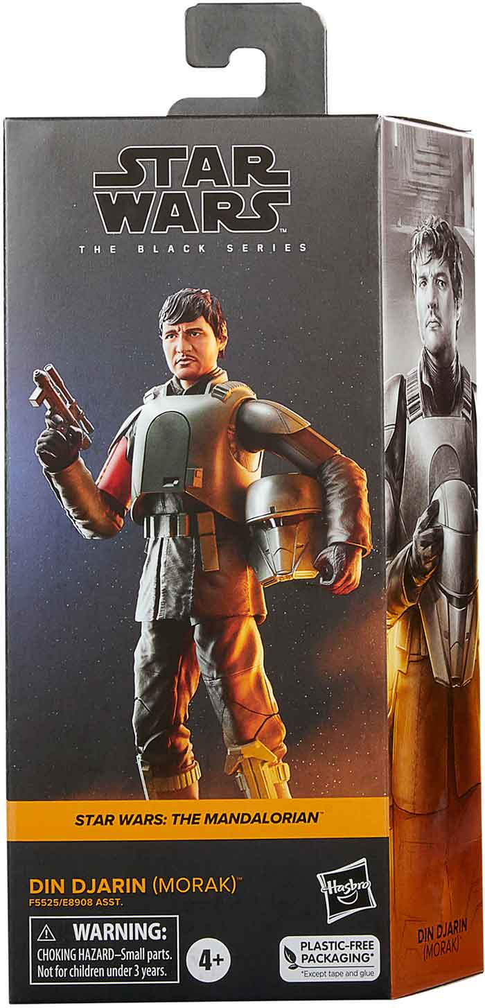 Hasbro Star Wars The Black Series Din Djarin (Morak) Toy 6-Inch-Scale The Mandalorian Collectible Action Figure
