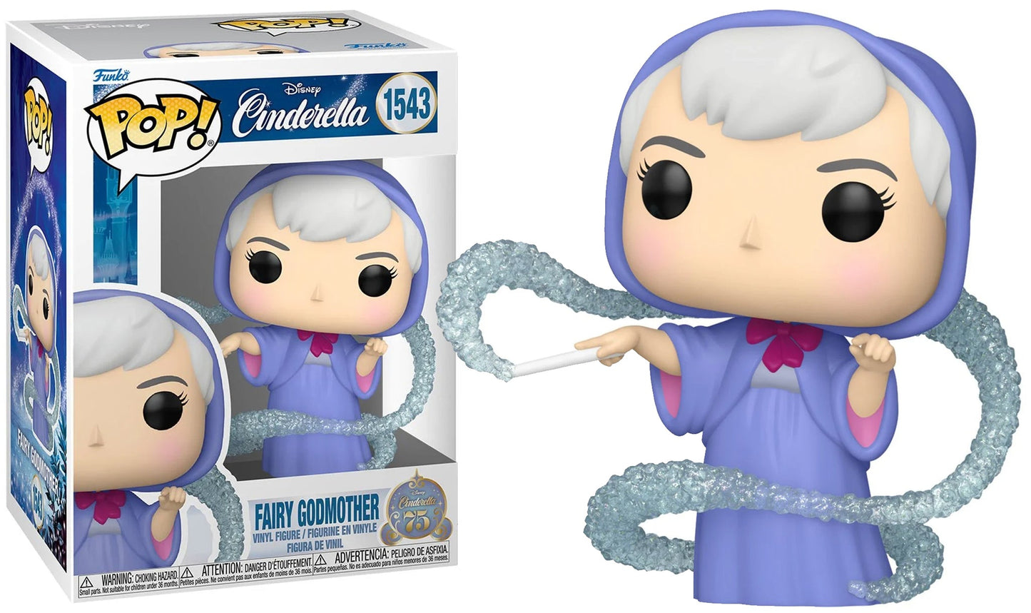 Funko Pop! Disney Cinderella 75th Anniversary Fairy Godmother 1543 + Pop Protector