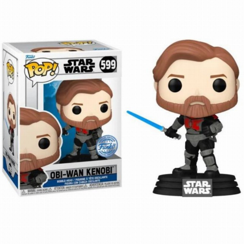 Funko Pop! Star Wars Obi-Wan Kenobi 599 Funko Special Edition Figure + Free Protector