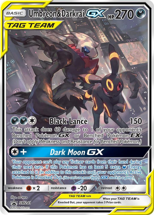 Pokemon TCG! Umbreon & Darkrai GX - SM241 - SM Promos (SMP)