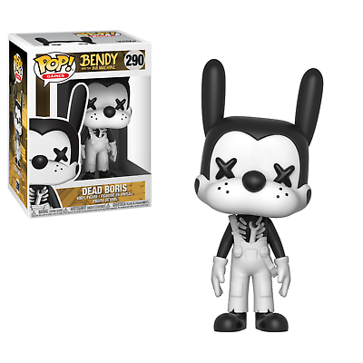 Funko Pop! Bendy and the Ink Machine : Dead Boris The Wolf 290 (VAULTED) + Pop Protector