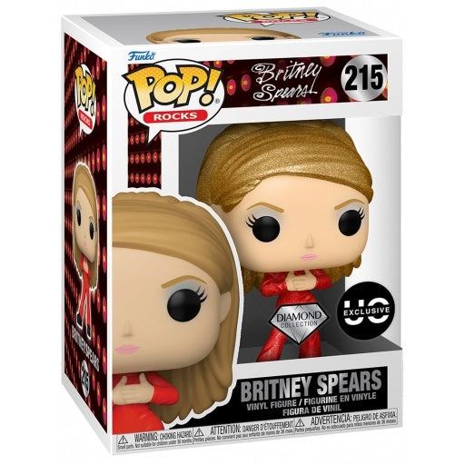Funko POP! Britney Spears #215 Diamond Collection UC Exclusive + PROTECTOR!