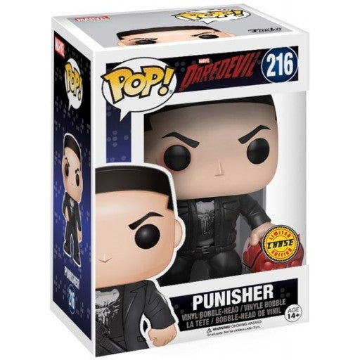 Funko POP! Marvel: Daredevil #216 Punisher CHASE + Protector!