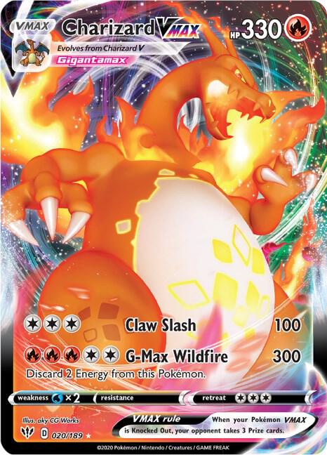 Pokemon TCG - Charizard VMAX - SWSH03: Darkness Ablaze (SWSH03)