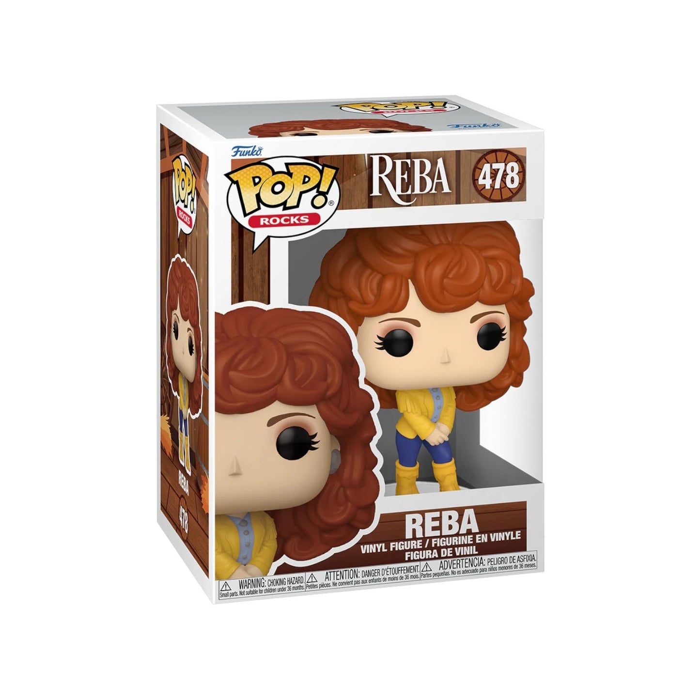 Funko Pop! Reba 478 Figure + Pop Protector