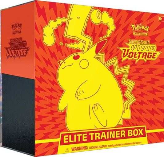 Pokemon TCG! Vivid Voltage Elite Trainer Box - SWSH04: Vivid Voltage (SWSH04)