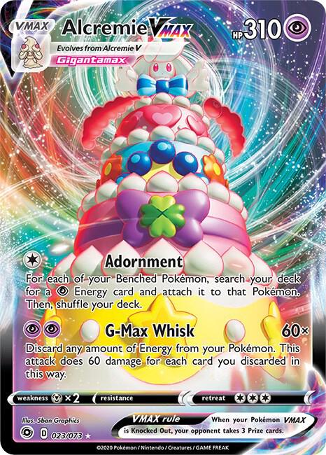 Pokemon TCG! Alcremie VMAX - Champion's Path (CHP)