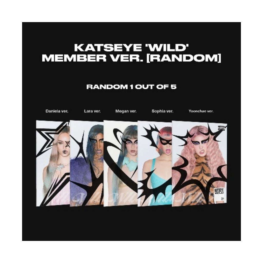 KATSEYE - WILD (MEMBER VER.) (5 VERSIONS)