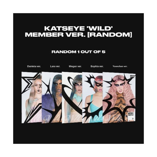 KATSEYE - WILD (MEMBER VER.) (5 VERSIONS)