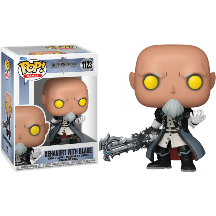 Funko Pop! Disney Kingdom Hearts - Xehanort With Blade 1123 Figure + Pop Protector