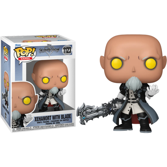 Funko Pop! Disney Kingdom Hearts - Xehanort With Blade 1123 Figure + Pop Protector