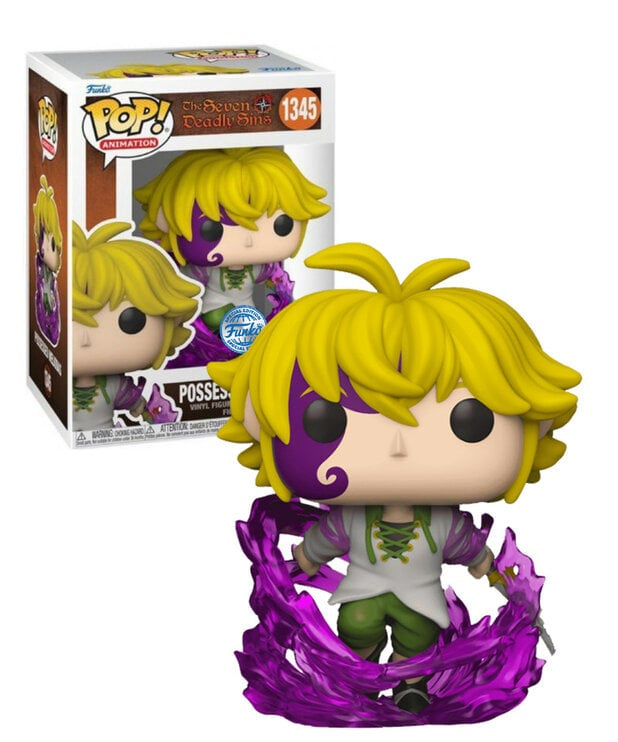 Funko Pop! The Seven Deadly Sins - Possessed Meliodas 1345 Funko Special Edition + Free Protector