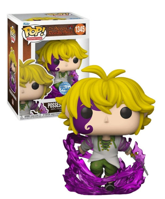 Funko Pop! The Seven Deadly Sins - Possessed Meliodas 1345 Funko Special Edition + Free Protector