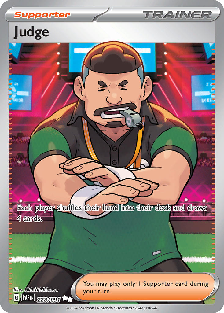 Pokemon TCG! Judge 2024 Paldean Fates #228/091 Ultra Rare