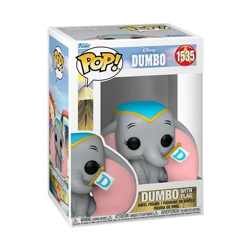 Disney Dumbo with Flag Funko Pop! Vinyl Figure #1535 + Protector