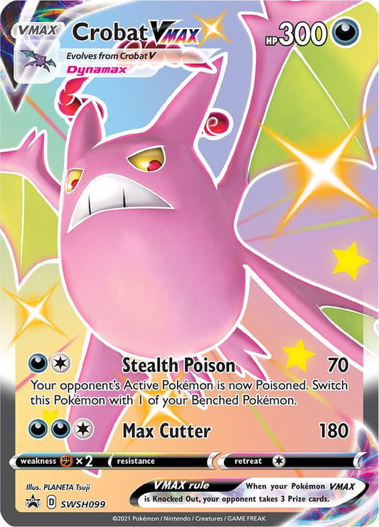 Pokemon TCG! Crobat VMAX - SWSH099 - SWSH: Sword & Shield Promo Cards (SWSD)