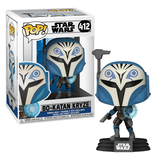 Funko Pop! Star Wars Bo-Karan Kryze 412 + Free Protector