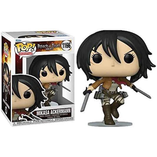 Funko Pop! Attack on Titan : Mikasa Ackerman 1166 + Pop Protector
