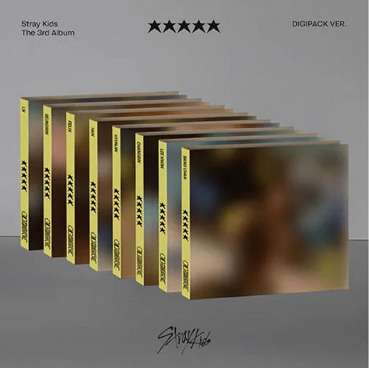K-POP STRAY KIDS - ★★★★★ (5-STAR) DIGIPACK VER. (8 VERSIONS)