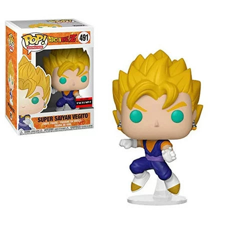 Funko Super Saiyan Vegito Alternative Name: AAA Anime Exclusive 491 + PoP Protector