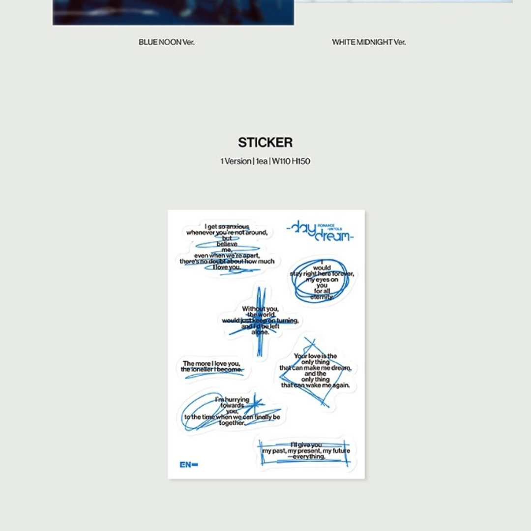 K-POP ENHYPEN - ROMANCE : UNTOLD –DAYDREAM- (2 VERSIONS)