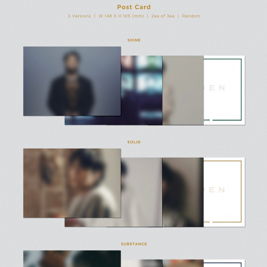 K-POP JUNG KOOK (BTS) - GOLDEN SOLID VER. ALBUM