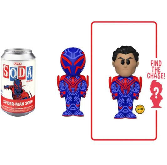 Marvel Spider-Man Across The Spiderverse - Spider-Man 2099 Sealed Limited Edition Funko Soda Pop Figure - Chance of CHASE!