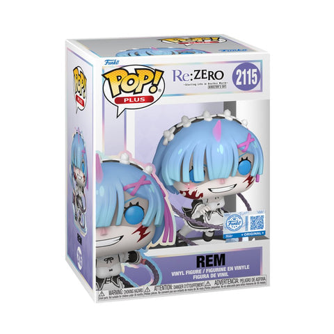 Funko Pop! Re :Zero - Starting Life in Another World - REM 2115 PLUS Funko Special Edition Figure + Pop Protector