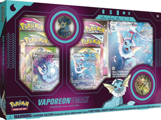 Pokemon TCG! Vaporeon VMAX Premium Collection - Miscellaneous Cards & Products (MCAP)