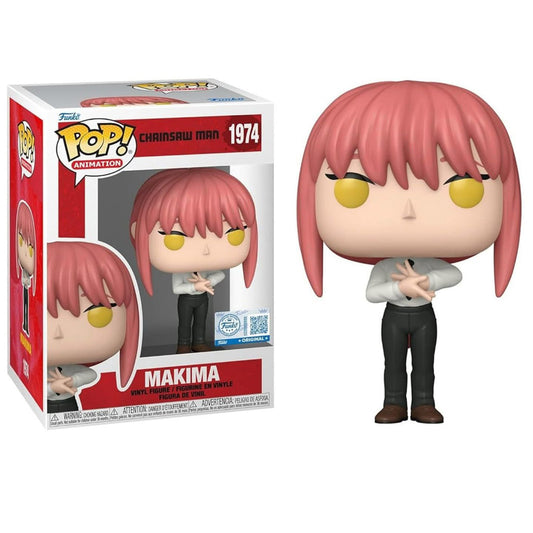 Funko Pop! Chainsaw Man - Makima 1974 Funko Special Edition Figure + Pop Protector