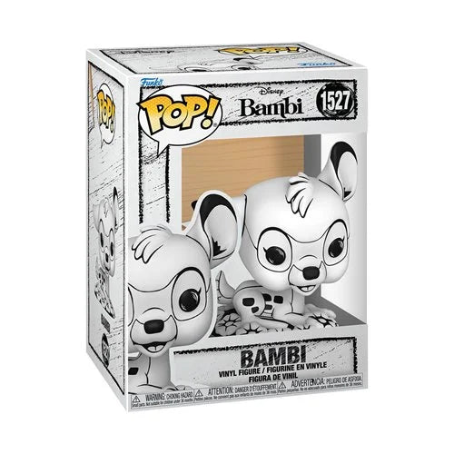 Disney Sketched Bambi Funko Pop! Vinyl Figure #1527 + Free Protector