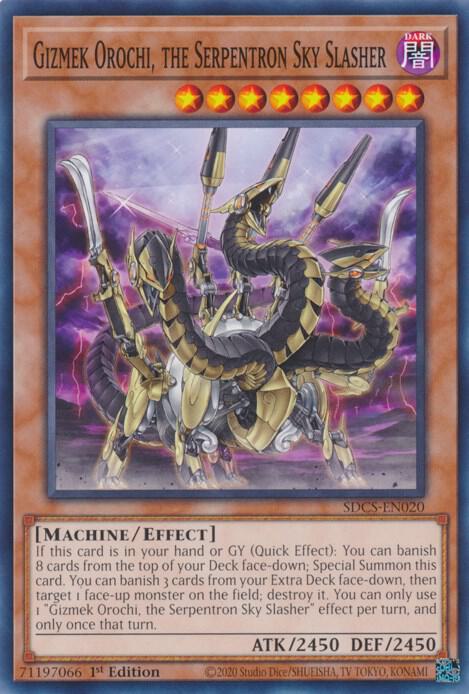 Gizmek Orochi, the Serpentron Sky Slasher - Structure Deck: Cyber Strike (SDCS)