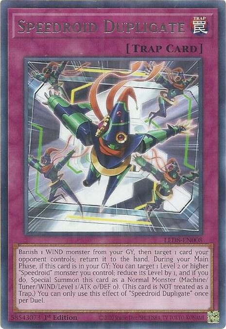 Speedroid Dupligate - Legendary Duelists: Synchro Storm (LED8)