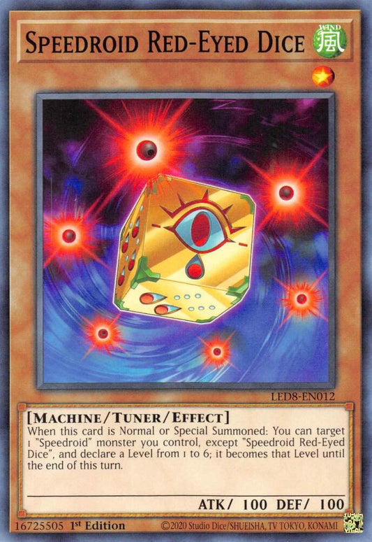 Speedroid Red-Eyed Dice - Legendary Duelists: Synchro Storm (LED8)