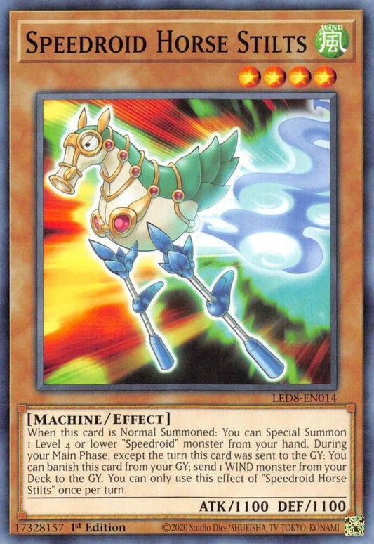 Speedroid Horse Stilts - Legendary Duelists: Synchro Storm (LED8)