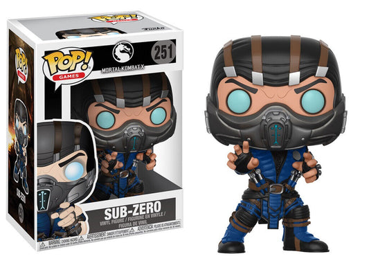 Funko Pop! Games: Mortal Kombat X Sub-Zero 251 + Free Protector