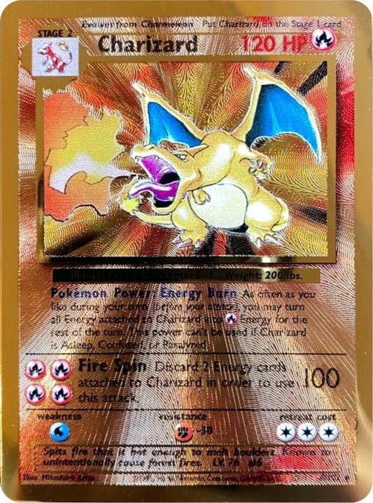 Pokemon TCG! Charizard (Celebrations Metal Card) - Miscellaneous Cards & Products (MCAP)