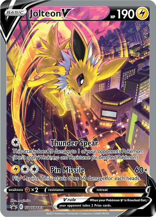 Pokemon TCG! Jolteon V - SWSH183 - SWSH: Sword & Shield Promo Cards (SWSD)