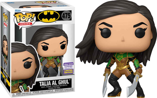 Funko Pop! DC Batman Talia Al Ghul 475 Funko 2023 Summer Convention Exclusive + Free Protector