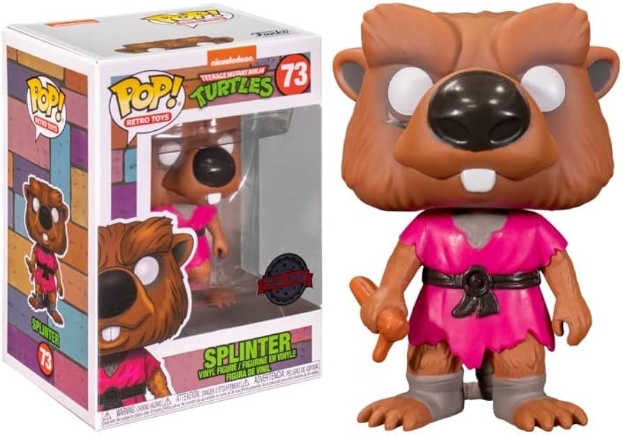 Funko Pop! Nickelodeon Teenage Mutant Ninja Turtles - Splinter 73 Special Edition Figure + Pop Protector