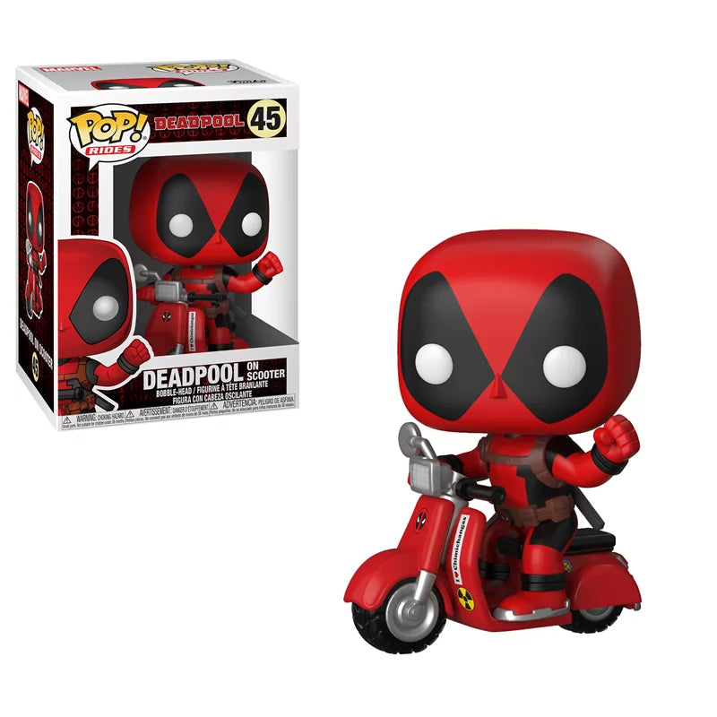 Funko POP! Rides: Deadpool #48 - Deadpool On Scooter + PROTECTOR!