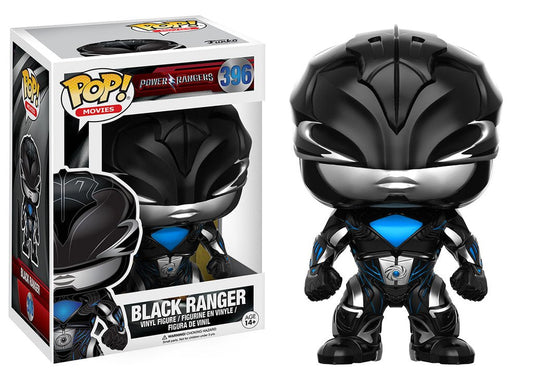 Funko Pop! Power Rangers Black Ranger 396 + Free Protector (VAULTED)