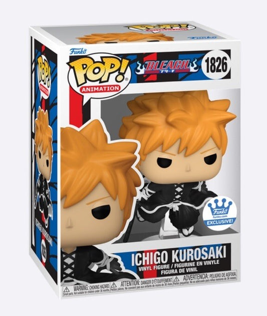 Funko Pop! Bleach - Ichigo Kurosaki 1826 Funko Shop Exclusive Figure + Pop Protector