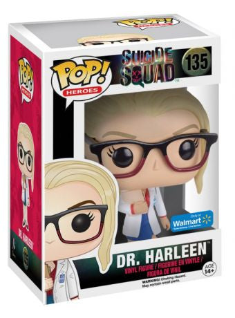 Funko Pop! Suicide Squad - Dr. Harleen Quinzel 135 Walmart Exclusive (VAULTED) + Free Protector