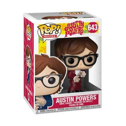 Funko Pop! Austin Powers in Red Suit 643 EB Exclusive Figure + Pop Protector
