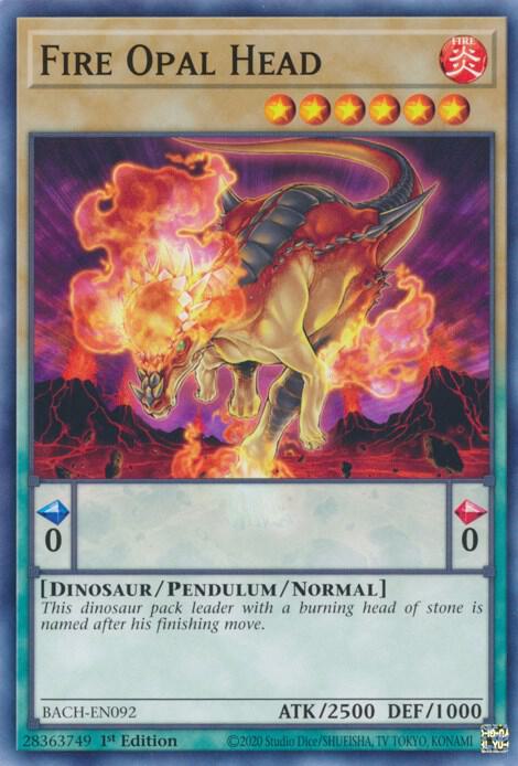 Fire Opal Head - Battle of Chaos (BACH)