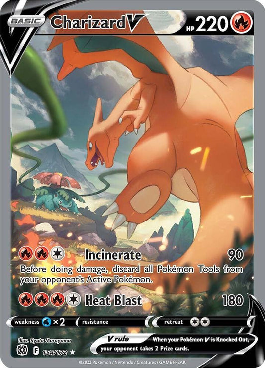 Pokemon TCG! Charizard V (Alternate Full Art) - SWSH09: Brilliant Stars (SWSH09)