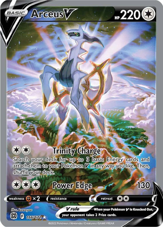 Pokemon TCG! Arceus V (Alternate Full Art) - SWSH09: Brilliant Stars (SWSH09)