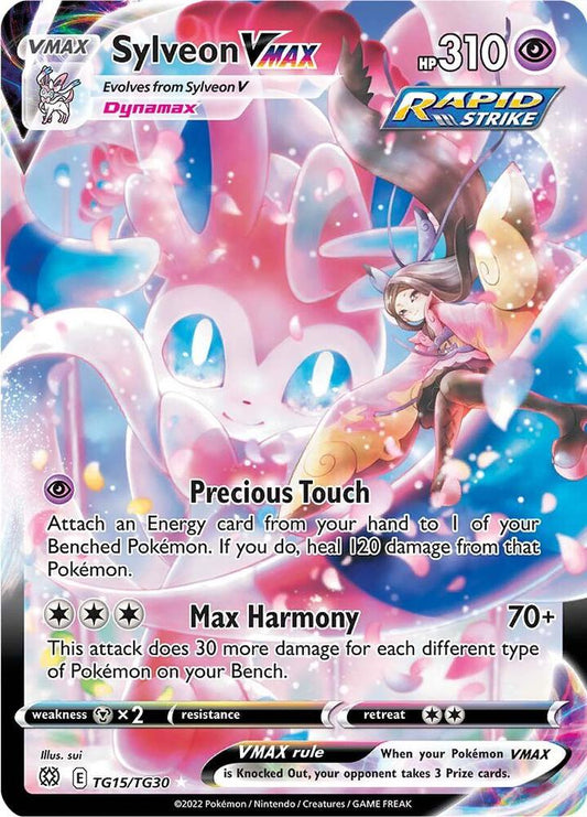 Pokemon TCG! Sylveon VMAX - SWSH09: Brilliant Stars Trainer Gallery (SWSH09:TG)