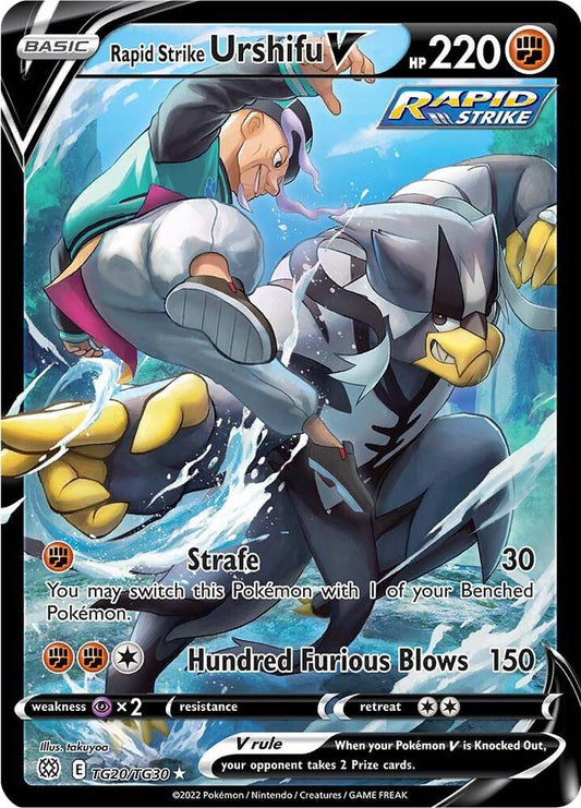 Pokemon TCG! Rapid Strike Urshifu V - SWSH09: Brilliant Stars Trainer Gallery (SWSH09:TG)